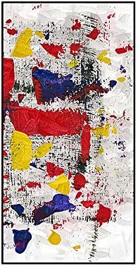 Decorative painting abstract entrance mural hotel bedroom bedside painting corridor aisle paintings living room wall painting (Color : Black, Size : Burst hair-50*100CM)