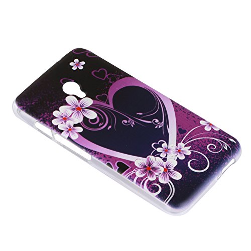 Lusee   Funda de silicona para Vodafone Smart Turbo 7 VFD500 Suave Cascara TPU coraz  n