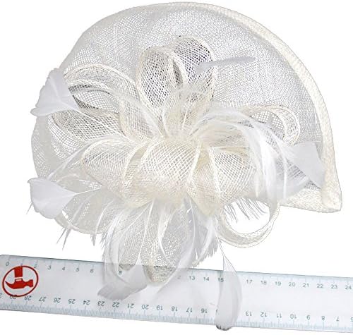 Women's New Hair Accessories Mesh Net Cocktail Fashion Sinamay Fascinator Hat Headwear Tea Party Derby