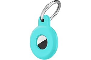 Ainiv Etui ochronne do AirTag, kompatybilne z Apple Airtag silikonowe breloczki do kluczy, etui ochronne do Airtag z pętelką, osłona lokalizatora, breloczek do kluczy Apple