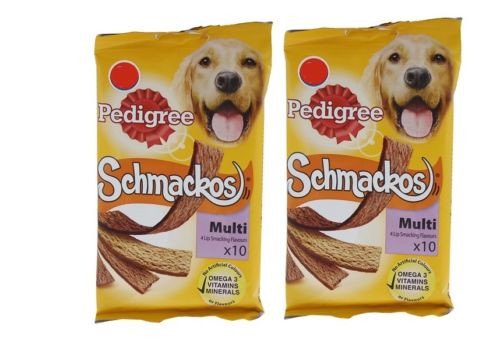 Preisvergleich Produktbild Pedigree Schmackos Multi 20 Sticks ergänzenden Futter für erwachsene Hunde