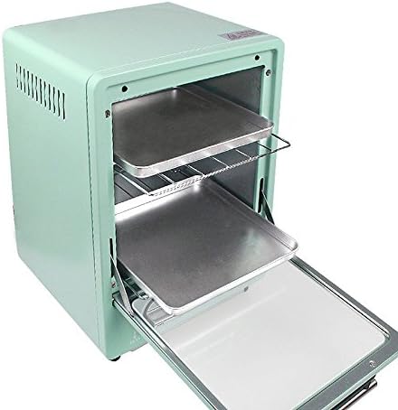 Fashion Ovens Household Mini Mini Double Bakery Pizza Multifunctional,Green