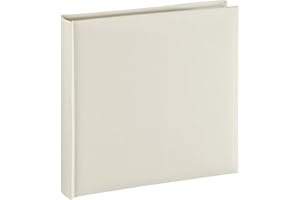 ‎HAMA Hama Książkowy album fotograficzny "Jumbo Fine Art" (na wklejki, białe kartki, pergaminowe przekładki, 80 stron, maks. 320 zdjęć 10x15, rozmiar albumu 30x30 cm) piaskowy