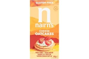NAIRN'S Nairns Gluten Free Cheese Oatcakes 180g (Pack of 8)
