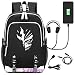 Produktbild Siawasey Anime Bleach Cosplay Luminous Rucksack Daypack Schultasche Laptop Schule Tasche mit USB-Ladeanschluss