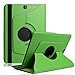 Produktbild 9.7'' Hülle Case für Samsung Galaxy Tab A , elecfan® 360 Grad Drehung Stand Smart Shell Cover Schutzhülle Etui Tasche für Samsung Galaxy Tab A 9.7 (9,7 Zoll) Tablet-PC(SM-T550, SM-P550) (Tab A 9.7, Grün)