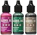 Produktbild Tim Holtz Alcohol Ink .5oz 3/Pkg-Valley Trail-Raspberry/Pebble/Clover