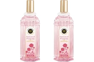 Eau de Cologne Pivoine - Christine Darvin - Floral et Fruité - Made in France - 97% d'ingrédients d'origine naturelle - Spray 250 ml - Petit prix - Lot de 2