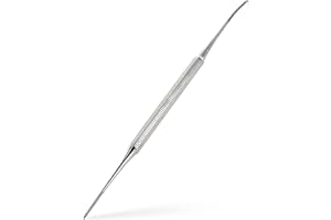 OTTO HERDER MANICURE OTTO HERDER pilnik narożny 14 cm, pilnik do paznokci, podwójny instrument prosty i wygięty, ze stali nierdzewnej, pilnik do paznokci stóp i paznokci