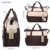 Fafada Windel Wickeltasche Schwangerschaft Multifunktionale Mama Handtasche Pflegetasche Set - 3