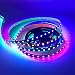 Produktbild IKSACE LED Beleuchtung Strip 5V 5m 16,5 FT SMD 5050 RGB 60LED/Meter 300 Pixel WS2812B IC Dream Color Light (Pack ohne Fernbedienung Controller) schwarz Black PCB IP20 60LEDS/M