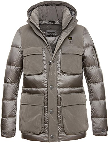 Preisvergleich Produktbild Blauer USA Noah Long Goose Daunenjacke 3XL Grau