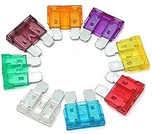 AUTO-EX Car MIDI Big Fuse Blade Fuses [10,20,30,40 Amp] (Set of 8)