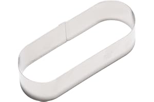 Gobel 884017 Nonnette / Emporte-pièce forme Oblong Inox hauteur 3 cm