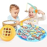 Spaß: Ab 15 Monaten hat der Kleiner schon verstanden, wie die Angel funktioniert und hat auch noch einen riesen Spaß an Angel. Durch die Farbenvielfalt und die grinsenden Meerestiere wirkt das Spiel sehr ansprechend. Auch der Umgang mit der kleinen Angel ist spannend.