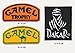Produktbild CAMEL DAKAR Aufnäher Aufbügler Patch 3 Stück Rallye Jeep Offroad 4x4 TURBOVERSAND