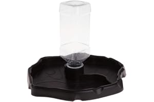 Ocobudbxw Reptile Feeder 2 en 1 Distributeur Automatique de Tortues de lézard à Eau