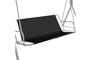 SUPATMUL Asiento Mecedora Repuesto para Columpios Hollywood, Impermeable, 600D, Tejido Oxford 600D, Ajuste para Columpios 3 plazas, 115 x 48 x 48 cm