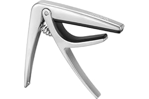 Aroma Capodastre pour Guitare Classique Spécial pour Guitares à Cordes Nylon Large Manche à Libération Rapide