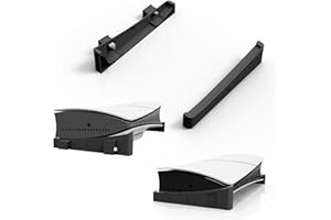 BeisDirect Soporte horizontal para consola Sony PS5 Slim, soporte base compatible con disco PS5 y edición digital PS5 Slim accesorios con almohadillas antideslizantes (negro)
