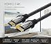 GadgetsAccessories Premium Nylon Braided HDMI Cable 3.3Ft/1M - HDMI 2.0 - 30AWG - High Speed 18Gbps - Gold Plated Connectors - Ethernet, Audio Return - Video 4K @ 60Hz 2160p, HD 1080p, Ultra HD, 3D, HDR - Xbox PlayStation PS3 PS4 PC Apple TV RS.699.00