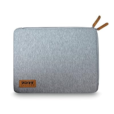 Port Designs Sacoche pour ordinateur portable Port Sleeve skin universelle grise pour ordinateur portable 13.3-14
