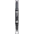 Manhattan Eyemazing Ombretto e Matita a Doppio Effetto - Nero 2-in-1, 001 In The Black, 1 x 0,7 g e 1 x 0,9 g