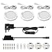 Price comparison product image Lemonbest LED Under Cabinet Light, Under Counter Lighting Closet Light Kits Warm White Kitchen Wardrobe Cupboard Showcase Bookcase Light Puck Lights Recessed light Wine Cellar Cabinet Lamps