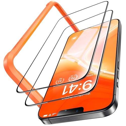 TORRAS 9H Tougher: Schermo protettivo in vetro temperato per iPhone 13/13 Pro - 2 Pack