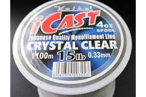 Koike iCast Quality Mono Clear Fishing Line 4oz Spools