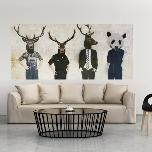 Wand Bilder Panels 227x100 cm ! Top Deko Tapete XXL Panorama Abstrakt Vlies FotoTapete XXL 11010901-7