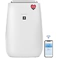 SHARP Air Purifier for Home FP-J52M-W | Wi-Fi Connectivity, HEPA, Carbon & Pre Filters, PM 2.5 Display | Real Time Indicator for Air Quality, Temperature, Humidity, Filter Life and Change Indicator