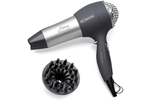 Bomann HTD 889 CB - Profesjonalna suszarka do włosów - 2000 W - Szary/Czarny