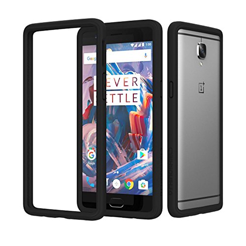 RhinoShield Estuche Parachoques para ONEPLUS 3 3T CrashGuard Cubierta Protectora de dise o Delgado con amortiguaci n Protecci n de ca da DE 3 5 M - Negro RhinoShield Estuche Parachoques para ONEPLUS 3 3T CrashGuard Cubierta Protectora de dise o Delgado con amortiguaci n Protecci n de ca da DE 3 5 M - Negro