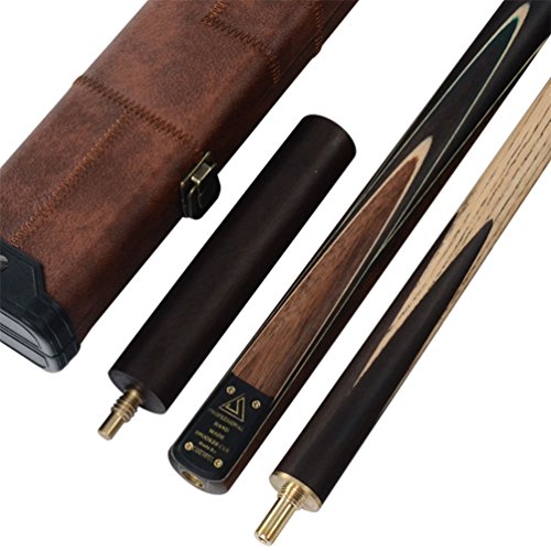 CUESOUL Clásico Hecho a Mano de 57 Pulgadas Rosewood 3/4 Pieza Snooker Cue Cue + Case y Extensión (CSSC008)