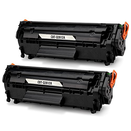 JARBO 12A Q2612A Cartuchos de t  ner Negro Compatible para HP LaserJet 1010 1012 1015 1018 1020 1022 1022n 1022nw 3015 3020 3030 3050 3052 3055 M1005 M1319 M1319f  Pack de 2