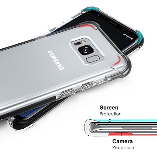 MoKo Samsung Galaxy S8 Plus Funda - Resistente a los Ara azos Anti - Gota y Scratch Halo Serie H brido Funda con TPU Colch n de Aire Tecnolog a Esquinas Panel Trasero Claro Parachoques Funda para Samsung Galaxy S8 Plus Smartphone Negro reviews MoKo Samsung Galaxy S8 Plus Funda - Resistente a los Ara azos Anti - Gota y Scratch Halo Serie H brido Funda con TPU Colch n de Aire Tecnolog a Esquinas Panel Trasero Claro Parachoques Funda para Samsung Galaxy S8 Plus Smartphone Negro