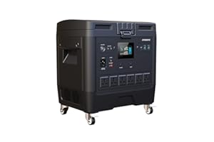 LITIONITE Cargo 2000W / 2kWh Generatore di corrente portatile con batteria interna intercambiabile - Funzione UPS - Accumulatore di energia con 6x prese elettriche AC 220V - 6x porte USB/Type-C - 2xDC