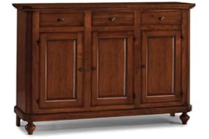 EMNY mobili2g MOBILI 2G - CREDENZA NAPOLETANA in Legno 3 Ante Arte POVERA L.150 P.43 H.98