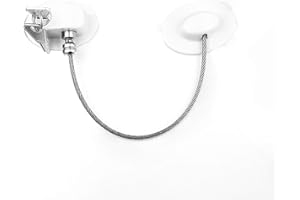 LACKINGONE Kühlschrankschloss, Klebeschloss aus Zinklegierung Türschloss-Kit, Gefrierschrank, Fensterskabel, Selbstklebend Kindersicheres Sicherheitsschloss mit Schlüssel für empfindliche Artikel (Weiß 1PC)