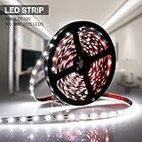 ☒【Umfangreiche Anwendung】Standard DC12V Stecker. Die LED Strip kann nicht nur als Stimmungslicht einer Partei verwendet werden, sondern auch als zusätzlicher Kleiderschrank, Spiegel und andere dekorative LED-Beleuchtung, insbesondere für Hintergrund-TV-Dekorationen.