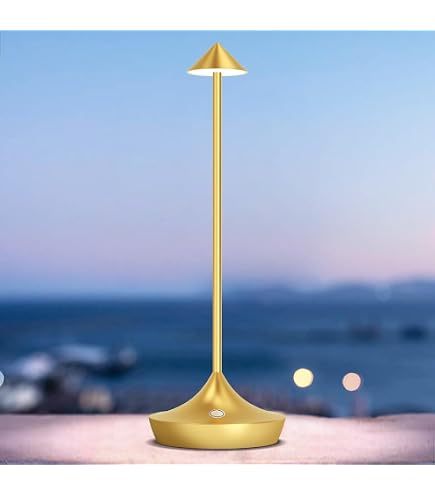 Lampada Da Tavolo LED Ricaricabile Moslumin – 6000mAh, Dimmerabile, 3 Luci, Impermeabile IP54