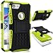 Produktbild OneFlow Apple iPhone 7/8 | Hülle Silikon Hard-Case Grün Outdoor Back-Cover Extrem Stoßfest Schutzhülle Grip Handyhülle für iPhone 7/8 Case Rückseite Tasche