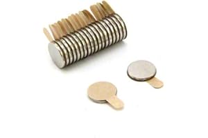 N35 Neodym Easypeel självhäftande magnet för konst, hantverk, modelltillverkning, gör-det-själv, hobby och förpackning - 8 mm