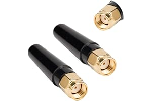 TREADALT-TEC 2 x Mini WiFi Bluetooth Dual Band Antenne für Router PC Asus ASRock Mini-ITX Motherboard TuffTalk WiFi 6 Karten FPV TX Transmitter Thinkcentre RP-SMA Male Dipole Whip Omnidirektionale Antennen