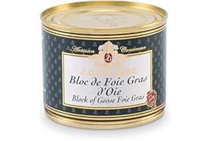 Foie Gras Grolière Bloc du Périgord 190 g Label Oies du Périgord sans Colorants Ni Conservateurs 1 Unité