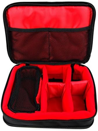 DURAGADGET Protective EVA Action Camera Case (in Red) for Hyundai ACT-V-10001 Speed Cam FHD | MC 2020 Action Cam | Screen Lens FHD Action Cameras