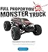 Produktbild Fernbedienung Auto, RC 1:12 Auto Truck Buggy Challenger Funkfernsteuerung 2,4G Monster 42 km/h für Kinder Erwachsene im Freien - Rot