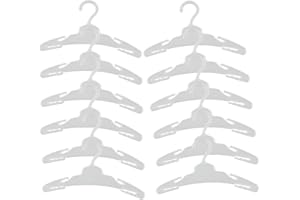 ‎MIUNANA Miunana 12 sztuk plastikowych wieszaków na ubrania dla lalek 46-50 cm Our Generation Lalki 18 cali