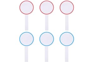 EXCEART Answer Paddles Tabellone Segnapunti Cancellabile A Secco Confezione Da 6 Portatile Per Giochi E Votazioni